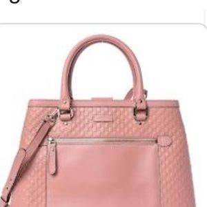 Pink leather Gucci Purse